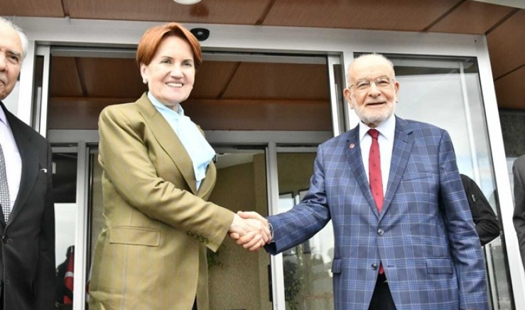 Akşener, Saadet Partisi Genel Başkanı Karamollaoğlu’nu ziyaret etti