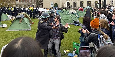 Columbia Üniversitesi: Filistin yanlısı protestolara katılan öğrenciler gözaltına alındı 