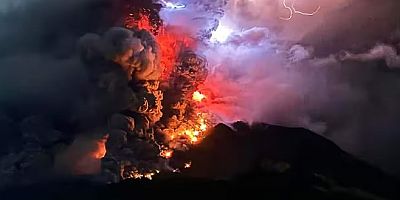 Endonezya'daki Ruang Yanardağı patladı! 828 kişinin tahliye edilmesine karar verildi