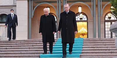 Erdoğan, Bahçeli ile iftarda bir araya geldi