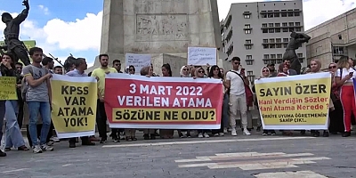 VİDEO- Atama bekleyen öğretmenler başkentte: 'Mesleğimizi yapabilmek için 16 yıl okuduk'