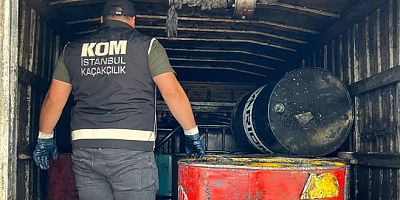 VİDEO- İstanbul’da 243 ton kaçak akaryakıt ele geçirildi: 18 gözaltı