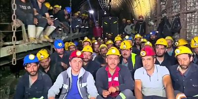 VİDEO- Maden işçileri yeraltında açlık grevinde: 165 kişi 48 saattir açlar