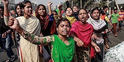 Bangladeş'te 150 fabrika kapandı, 11 bin işçiye soruşturma 