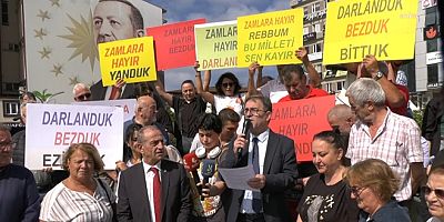 CHP Rize İl Örgütünden 'zam' protestosu: 