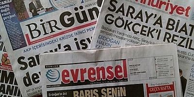 Günlük ulusal gazeteler An Haber Ajansı'nda!