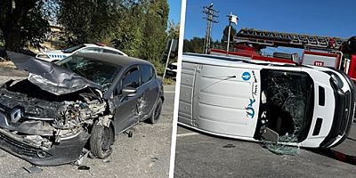 Iğdır'da meydana gelen trafik kazasında 8'i öğrenci olmak üzere 10 kişi yaralandı