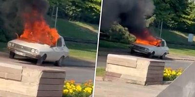 VİDEO- Meclis'in önünde 'Beyaz Toros' yakıldı: 1 kişi gözaltına alındı!