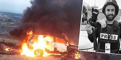 VİDEO- (+18)- Gazeteci İssam Abdullah İsrail'in roket saldırısında öldürüldü