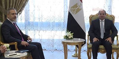 VİDEO- Dışişleri Bakanı Fidan, Mısır Cumhurbaşkanı Sisi İle Kahire'de görüştü