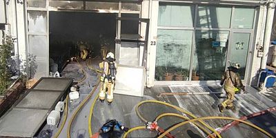 VİDEO- İstanbul Matbaacılar Sitesi'nde yangın: Bir kişi hayatını kaybetti, bir itfaiye eri yaralandı