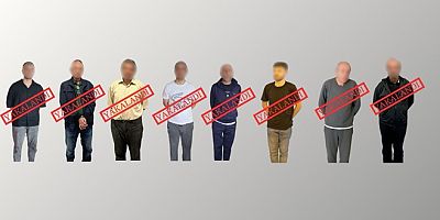 Yurtdışına kaçan, kırmızı bültenle ve ulusal seviyede aranan 8 suçlu Türkiye'ye getirildi