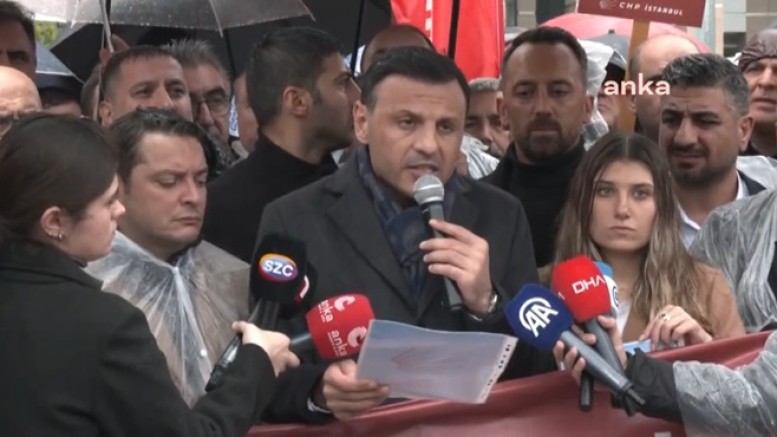 VİDEO- CHP'den adliye önünde eylem: 